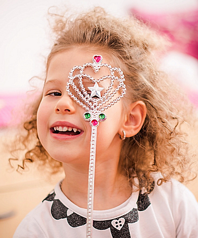 Young learner smiling at school